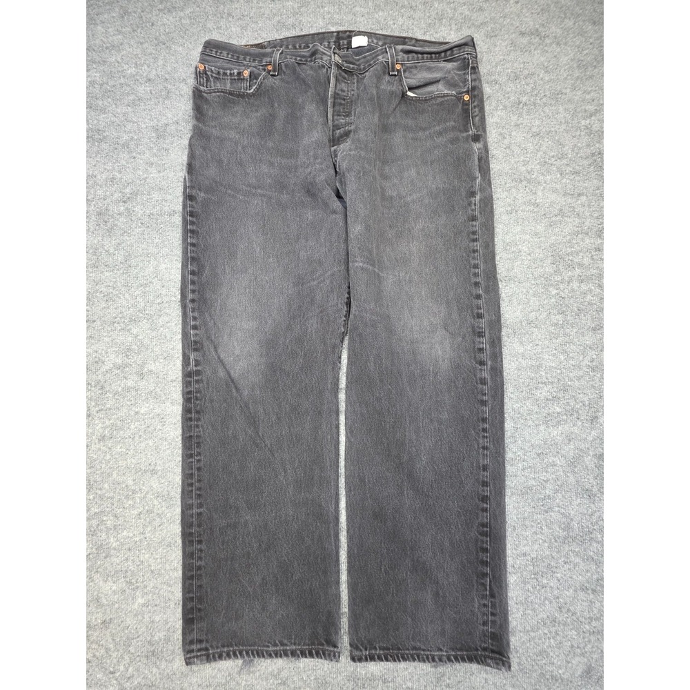 Vintage Levi's 501 Jeans Men's 42 x 30 (FITS 40 x 30) Black Faded Y2K
